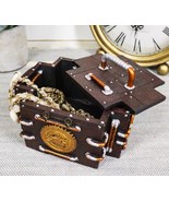 Vintage Retro Design Steampunk Emergency Medic Shaped Jewelry Trinket Bo... - $27.95
