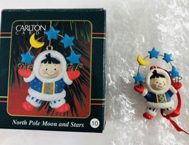 Carlton Cards North Pole Moon and Stars Little Heirloom Treasures Ornament BOX - £7.88 GBP