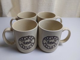 Lot of 4 The Love Mug - Home Town - Brown W/Specks Ceramic Coffee/Tea Mug - £16.06 GBP