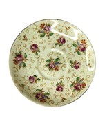 Victoria C&amp;E Bone China Tea Saucer With Pink Roses &amp; Gold Trim &quot;English ... - $11.30