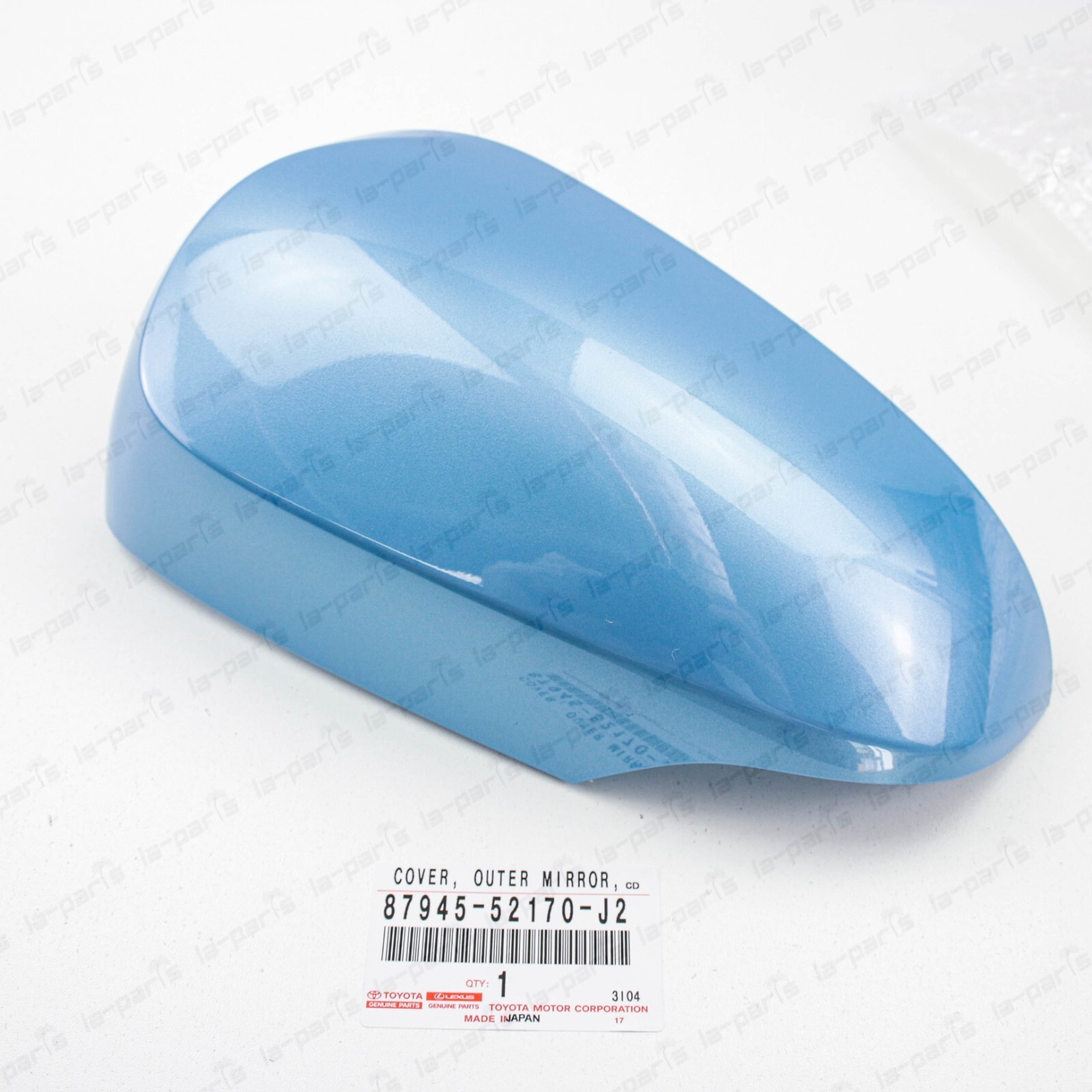 Genuine Toyota 12-19 Prius &quot;C&quot; Driver Mirror Cover Cool Soda 87945-52170-J2 - $41.40