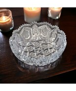 Imperial Glass NUCUT Bowl Dish EAPG Crystal Centerpiece Large Sawtooth E... - £31.14 GBP