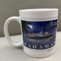 Disney Cruise Line Bahamas Postage Stamp Ceramic Mug NEW image 3