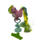 FairyTails Downey Tails Hasbro Vintage Bird MLP 1980s Toy w Perch &amp; Comb - £48.89 GBP