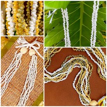 da Hawaiian Store Mongo Sea Shell Lei Necklace (Choose Color and Length) - $17.99+