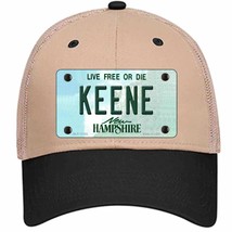 Keene New Hampshire State Novelty Khaki Mesh License Plate Hat - £21.68 GBP