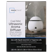 Mainstays Cool Mist Ultrasonic Aroma Diffuser Use W/Liquid Essential Oils - £21.70 GBP