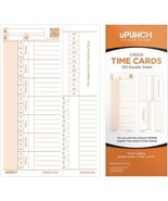 100 uPunch Time Cards for CR1000 Digital Time Clock &amp; Date Stamp - $52.16 CAD