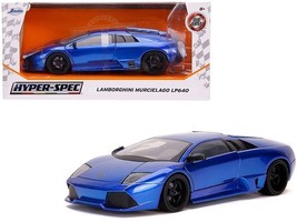Lamborghini Murcielago LP640 Candy Blue &quot;Hyper-Spec&quot; 1/24 Diecast Model ... - £35.39 GBP