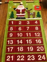 CHRISTMAS SANTA December Home ADVENT CALENDAR NWT - £26.74 GBP