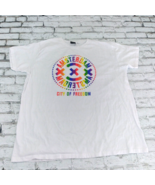 Fox Originals T Shirt Mens 2XL White Rainbow Amsterdam City Of Freedom Crew Neck - $19.99