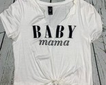 Baby Mama Crop Top White Small - £18.67 GBP