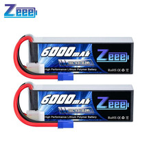 2pcs Zeee 4S 6000mAh FPV Drone Battery 14.8V 100C Lipo with EC5 Plug Sof... - $99.43+
