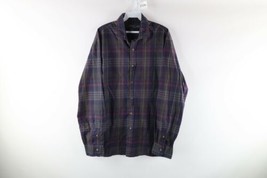 Ralph Lauren Mens XL Slim Fit Twill Checkered Plaid Long Sleeve Button Shirt - £39.62 GBP