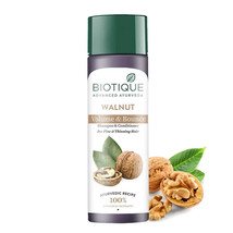 Biotique Bio Walnut Bark Volumizing Shampoo For Fine &amp; Thinning Hair, 190ml - £9.66 GBP