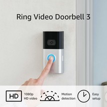 Certified Refurbished Ring Video Doorbell 3 – Enhanced Wifi,, Easy Installation - £155.55 GBP