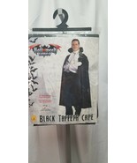 Black taffeta cape one size - $32.91 CAD