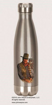 John Wayne Western Cowboy Image 18 oz Stainless Steel Water Bottle, NEW ... - $23.21