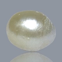 Oval 13.1 x 15.8mm 19.4 Carats Natural Pale Gold Australia South Sea Pearl Loose - £120.95 GBP