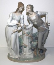 Lladro Romeo and Juliet 18” Tall Shakespeare Porcelain Gloss Figurine, 4750 - £545.27 GBP