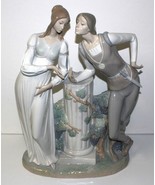 Lladro Romeo and Juliet 18” Tall Shakespeare Porcelain Gloss Figurine, 4750 - £547.65 GBP