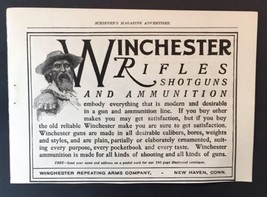 Winchester Rifles Shotguns and Ammunition Antique Paper Ad c.1900 - $7.00