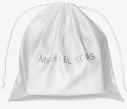 Michael Kors Small Drawstring Dust Bag Ivory / Silver 13 in x 13 in 35S0... - £7.31 GBP