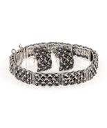 Gorgeous Sterling Silver Marcasite Bracelet and Earring Set Milgrain Detail - $9,549.51 MXN Gorgeous Sterling Silver Marcasite Bracelet and Earring Set Milgrain Detail - $9,549.51 MXN