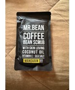 Mr. Bean Vanilla Coffee Bean Scrub Organic Coconut Oil Sea Salt Exfoilia... - £12.48 GBP
