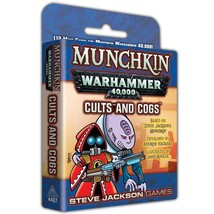 Steve Jackson Games Munchkin Warhammer 40K - Cults and Cogs - $21.75