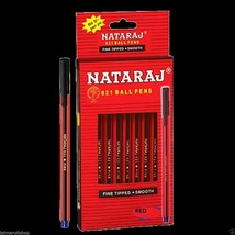 Nataraj Classic RED INK Ball Pen |Pack of 20|light weight pen |Smooth wr... - £6.80 GBP