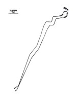 MERCEDES R230 SL-CLASS ABC SUSPENSION HOSE LINE FRONT TO REAR SHOCK STRU... - $247.49
