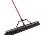 Smooth Sweep Push Broom Set W/ Brace Handle 36In Commercial Resident Bla... - $47.58