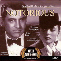 NOTORIOUS (Cary Gran, Ingrid Bergman, Claude Rains, Alexis Minotis) ,R2 DVD - £7.02 GBP