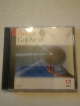 001 Adobe Golive 5.0 CD ROM Software. Vintage 2000 - $14.99