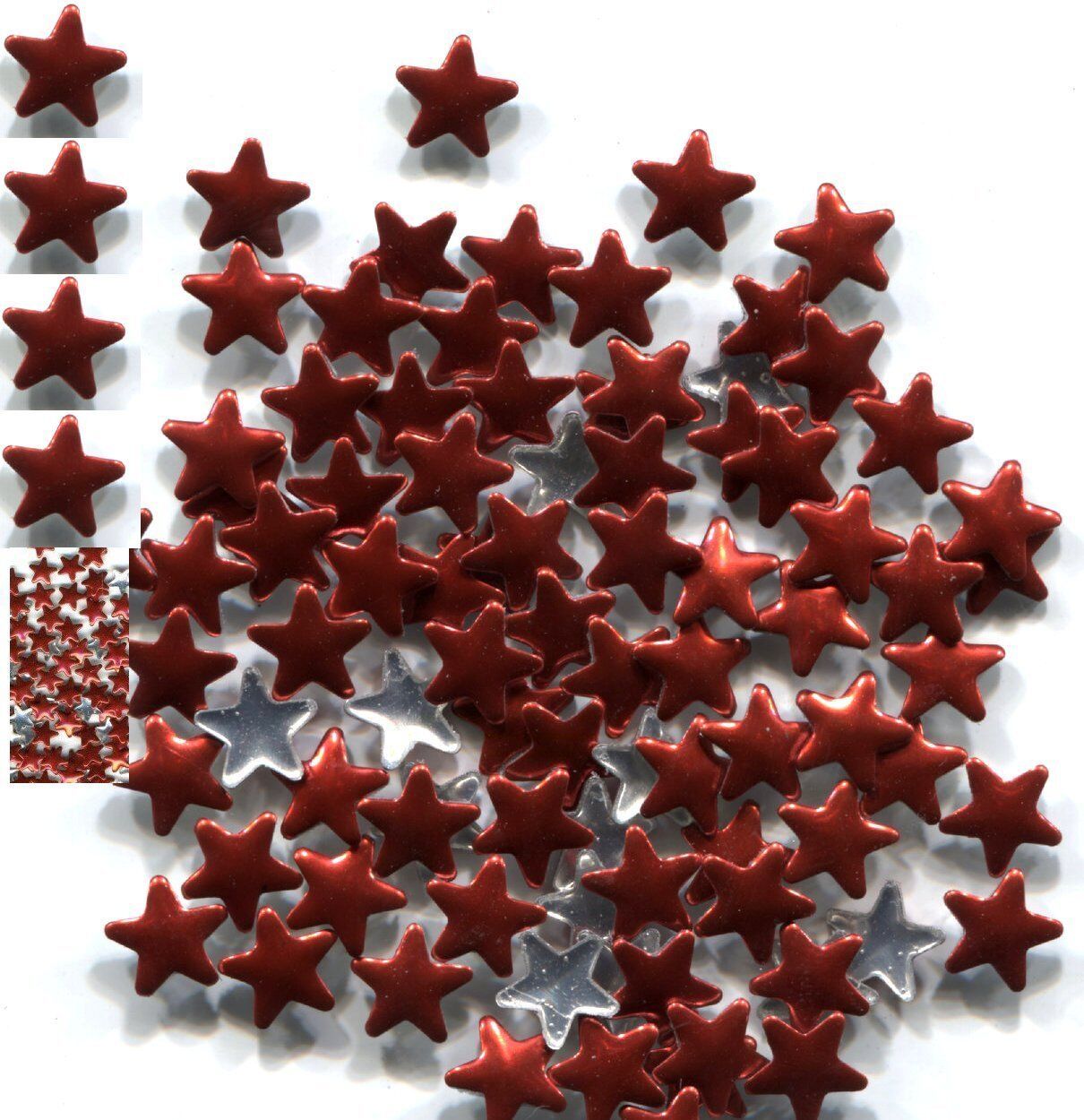 Primary image for STARS Smooth Rhinestuds 6mm   Hot Fix..  RED iron on    2 Gross  288 Pieces