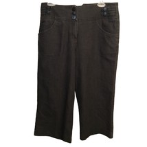Larry Lavine Black Culottes Ladies Size 12 - $14.03