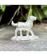 Cane statua religiosa indù in argento 999, veicolo Vahana di Kal Bhairav... - $25.46