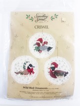 Christmas Something Special Stitchery Kit Crewel Embroidery Wild Bird Or... - €13,52 EUR
