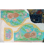 Daisy Kingdom 1992 Jolly Jungle Crib Nursery Fabric for Headboard Pillows - £7.12 GBP