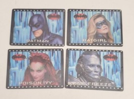1997 DC Comics Frito Lay Batman &amp; Robin Film Cell Lot (4) Poison Ivy Mr Freeze - £27.18 GBP