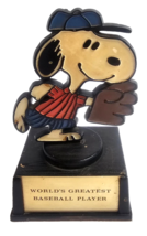 Peanuts Snoopy World&#39;s Greatest Baseball Player Trophy Aviva - $48.50