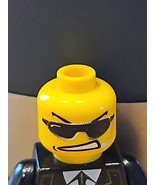 LEGO Mars Mission Minifigure Head Yellow Sunglasses Microphone - $55.16 MXN
