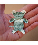 Dollar Origami TEDDY BEAR made with REAL MONEY Handmade Christmas Cash Gift - $29.95