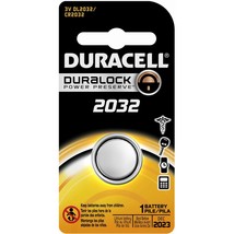 Duracell DL2032 Lithium Coin Battery, 2032 Size, 3V, 230mAh Capacity Pack of 12 - £15.78 GBP