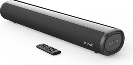 LITTOAK Small Sound Bar for TV, Littoak Soundbar with Bluetooth, SE04 - £47.44 GBP