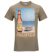 Pacifico The Beach is This Way T-Shirt Beige - £25.56 GBP+