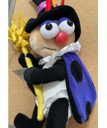 Halloween Witch Peek A Boo Toys Bug w/ Yellow Broom Stuffed Animal Plush - $25.96