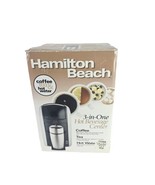 hamilton beach 3 in one hot beverage coffee & tea center new in box 42115 - $19.79
