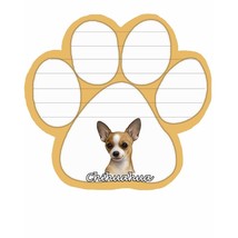Chihuahua Notepad With Unique Die Cut Paw Shaped Sticky Notes 50 Sheets ... - $15.99